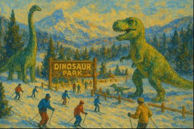 Parques, dinosaurios y esquí