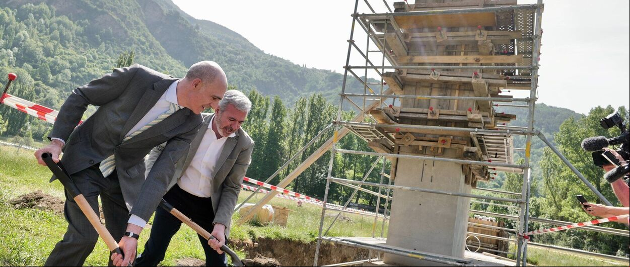 Comienza la construcción del telecabina de Benasque a la estación de esquí de Cerler