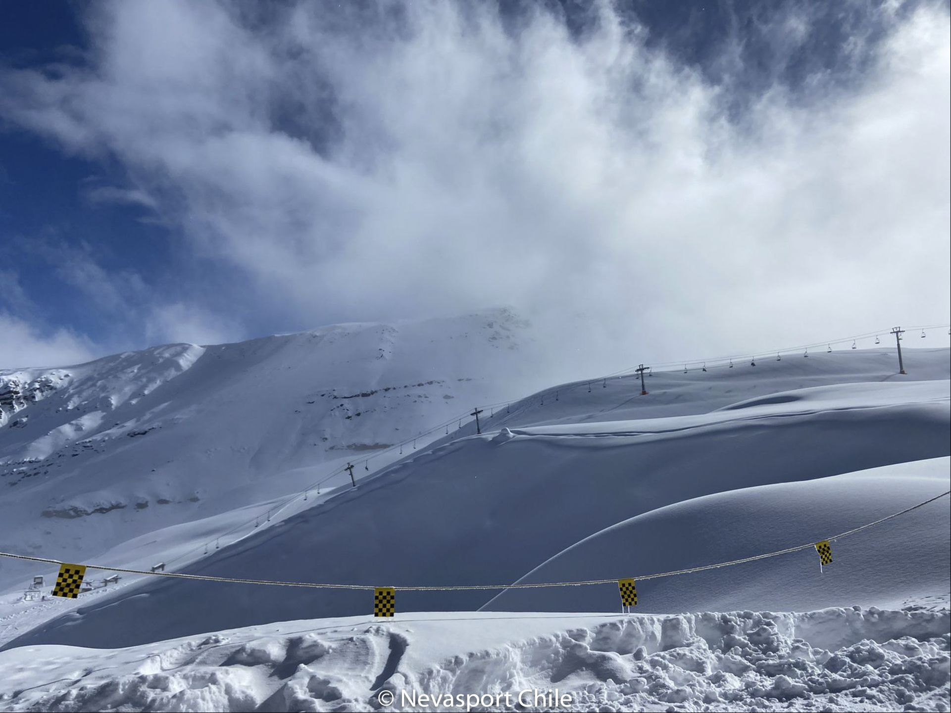 Valle Nevado tras las nevadas