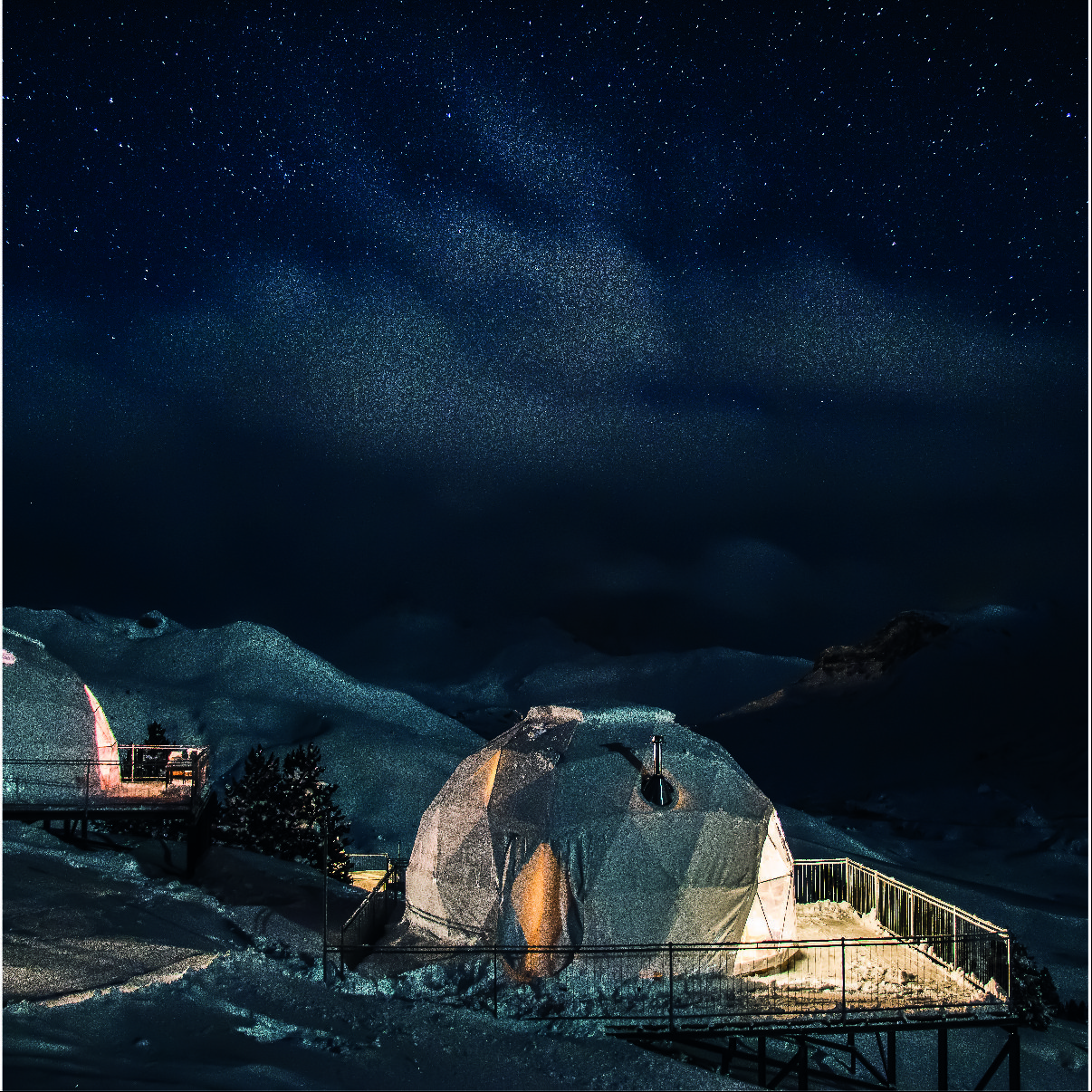 Una foto de Las Mugas, una propuesta de Formigal para dormir en la montaña