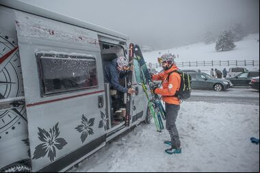 Alto Campoo potencia el turismo de Campers con un aparcamiento específico